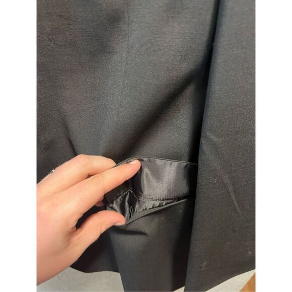 Michael Michael Kors Black Tux Top Men’s Size 50R 54% Polyester 44% Wool 2% Elas - Picture 5 of 16